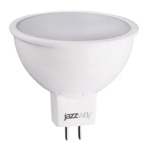 Лампа светодиодная JazzWay PLED-ECO-JCDR 5Вт 3000К теплый белый GU5.3 400лм 220-240В Jazzway