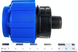 Муфта компресс ПЭ Дн32х1/2" НР Ру16 ТПК-АКВА 50033212 ТПК-АКВА