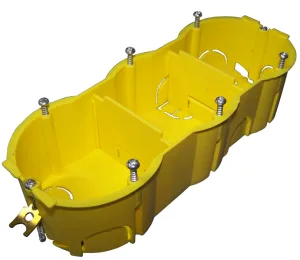 Подрозеточная коробка в стену для суппорта 45х135 TWT-BX45x135-YL LANMASTER