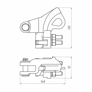 Зажим анкерный PAZ 3 (35-150кв.мм) 13402142 НИЛЕД