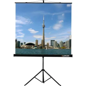 Экран на штативе Lumien Eco View 180x180 см (раб.область 174х174 см) Matte White с возможностью настенного крепления 1:1 Lumien