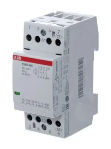 Контактор ESB25-40N-06 модульный (25А АС-1 4НО) катушка 230В AC/DC 1SAE231111R0640 ABB