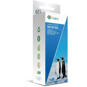 Чернила G&G GG-T6732C голубой100мл для Epson L800, L805, L810, L850 G&G