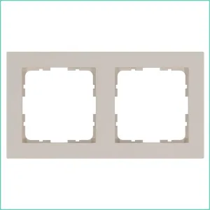 Рамка 2-м G-Classic тауп Jasmart G1002T Jasmart