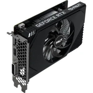 Видеокарта Palit GeForce RTX 3050 StormX V1, 6 GB GDDR6, 96bit, DisplayPort, HDMI, DVI-D, GPU 1470 MHz Palit