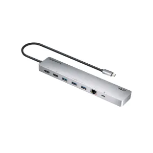 Многопортовая док-станция 11-в-1 с портом USB-C и функцией сквозной передачи питания (Power Pass-Through) ATEN UH3240 ATEN