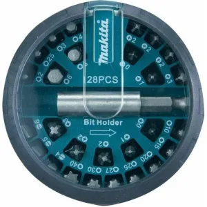 Набор бит Makita B-28911 (28пред.) для шуруповертов Makita