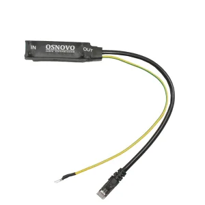 Устройство грозозащиты OSNOVO SP-IP-1000PT Устройство грозозащиты для локальной вычислительной сети (скорость до 1000 Мбит/с) с защитой линий PoE(802.3 af/at/bt OSNOVO