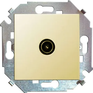 Механизм розетки TV СП Simon15 одиночная сл. кость Simon 1591475-031 Simon