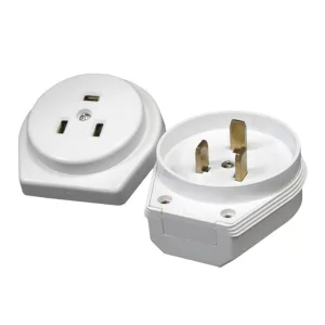 Разъем РШ-ВШ 32А 250В 2Р+РЕ скрыт. уст. бел. UNIVersal 1236 UNIVersal