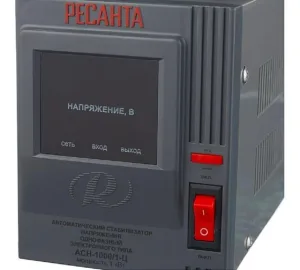 Стабилизатор напряжения АСН-1000/1-Ц 1ф 1кВт IP20 релейный 63/6/2 Ресанта