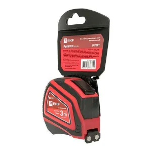 Рулетка измерительная РС-10 (3 м х 16 мм) Autostop Магнит Expert rs-10-3-16-quad EKF