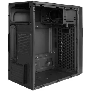Компьютерный корпус Minitower ExeGate EX291141RUS BAA-105-01AAA400 (mATX, БП AAA400 с вент. 8см, 2*USB, аудио, черный) Exegate