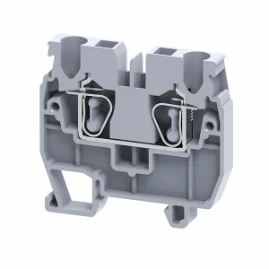 Мини-клемма проходная 2,5 кв.мм пружинная OptiClip CXM-2,5-I-24A-(0,2-2,5)-серый 331821 КЭАЗ