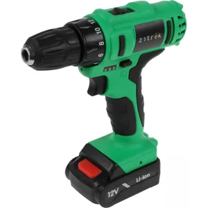 Дрель-шуруповерт Zitrek Greenpower 12-Li, 12 В, 1,5 Ач, 32 Нм, щеточный ZITREK