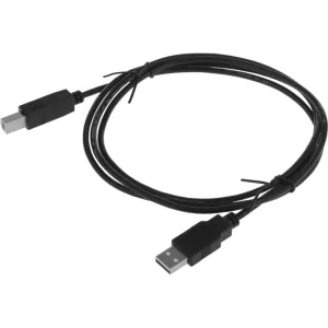 Кабель KingPrice KP-AmBm-v2-1.5m ver2.0 USB A (m) USB B(m) 1.5м черный KINGPRICE