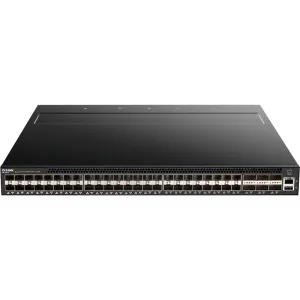 Коммутатор D-Link DXS-5000-54S/A1ASI, 48×10 Гбит/с SFP+ + 6×40 Гбит/с QSFP+, управляемый D-Link