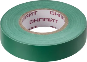 Изолента ПВХ 15мм (рул.20м) 71 680 OIT-B15-20/G зел. 71680 Онлайт