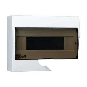 Корпус навесной ЩРН-П-12 12мод. IP41 пластик. 31011DEK DEKraft