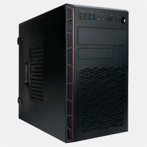 корпус Mini Tower InWin EMR065 Black 600W PM-600ATX  U3.0*2+U2.0*2+A(HD)+intrusion switch  mATX 6196819 In-Win
