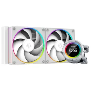 Система жидкостного охлаждения ID-Cooling SL240 белый 120мм алюминий+медь 2000rpm 30db 4-pin 300W ID-Cooling