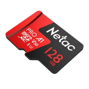 Флеш карта MicroSD card Netac P500 Extreme Pro 128Gb, retail version w/SD adapter NETAC