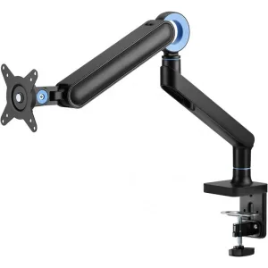 Кронштейн для мониторов Ultramounts UM719B черный 17"-35" макс.10.5кг крепление к столешнице поворот и наклон Ultramounts