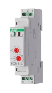 Реле времени PCR-513 (задержка вкл. 230В 8А 1перекл. IP20 монтаж на DIN-рейке) F&F EA02.001.003 Евроавтоматика F&F