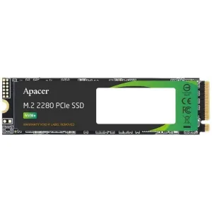 Накопитель SSD Apacer AS2280P4X, 256Gb, M.2 2280, PCIe 3.0 x4, NVMe, R/W 2100/1300 Apacer