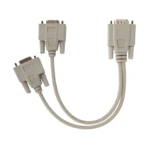 Переходник штекер VGA - 2 гнезда VGA, провод 17-6834 Rexant
