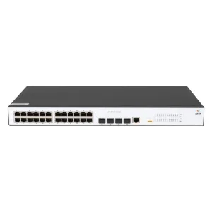 Коммутатор SNR SNR-S2982G-24T-POE, 24×1 Гбит/с PoE + 4×1 Гбит/с SFP, управляемый SNR