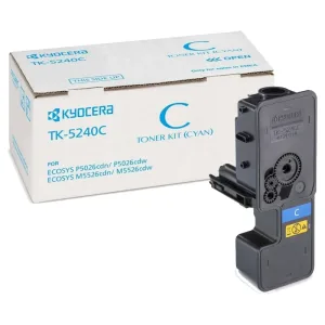 Картридж лазерный Kyocera TK-5240C (1T02R7CNL0) голубой для P5026cdn/cdw, M5526cdn/cdw 3000 стр. Kyocera