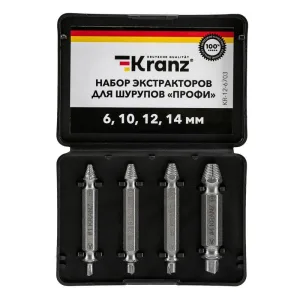 Набор экстракторов для шурупов Профи KR-12-6703 Kranz
