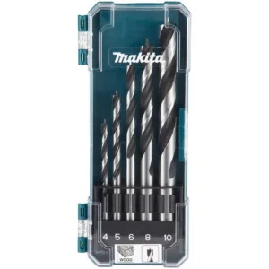 Набор сверл по дереву, 5 шт. (4,5,6,8,10 мм) Makita D-72861 Makita