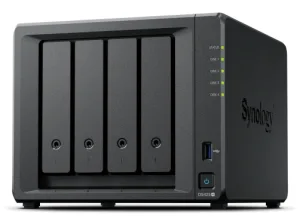 Сетевое хранилище Synology DiskStation DS425+ черный (Intel J4125/2Gb/4(3.5"/2.5"SATA/SSD) + 2 NVMe/RAID/1x1Gb/1x2.5Gb/2хUSB 3.2/no WIFI) (DS425+) Synology