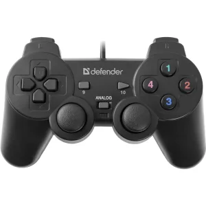 Геймпад Defender Omega USB, Проводной геймпад, 12 кнопок, 2 стика DEFENDER