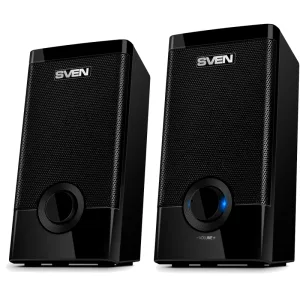 Колонки SVEN 318 черный USB-порт ПК, ноутбука или адаптер 5V DC Sven
