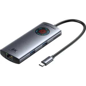 Мультифункциональный хаб Vention USB-C 6 в 1 HDMI 8K Vention TQZHB Vention