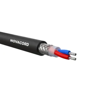 Кабель микрофонный устойчивый к механическим нагрузкам Novacord MICRO 2x0.50 FRNC-C Novacord