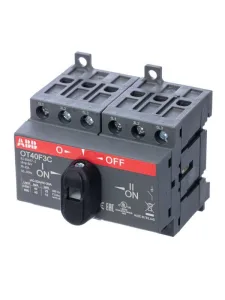 Рубильник реверсивный OT40F3C 40А (23А AC23) 1SCA104913R1001 ABB