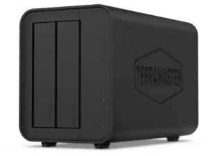 Система хранения данных TerraMaster D2-320 DAS tower/JBOD,RAID0,1/up to 2 SATA(3,5' or 2,5')/1xUSB3.1 Type-C gen2/1xPS/1YW Terramaster