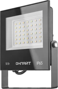 Прожектор светодиодный 71 659 OFL-50-4K-BL-IP65-LED 50Вт 4000К IP65 4000лм черн. 71659 Онлайт