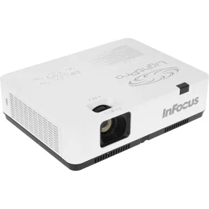 Проектор INFOCUS IN1049 3LCD, 5000 lm, WUXGA, 1.371.65:1, 50000:1, (Full 3D), 16W, 2хHDMI 1.4b, VGA in, CompositeIN, 3,5 мм audio IN, RCAx2 IN, USB-A, VGA out, 3,5 audio OUT, RS232, Mini USB B serv, RJ45, 3,3 кг InFocus