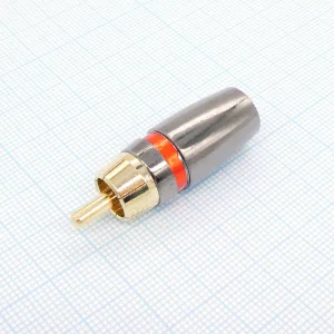 RCA266 Gold штырь RG6 