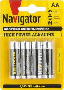 Батарейка NBT-NE-LR6-BP4 17002 Navigator