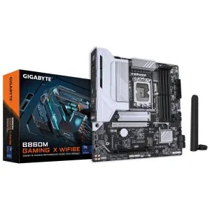 Материнская плата GIGABYTE B860M GAMING X WIFI6E, LGA1851, Intel B860, 4xDDR5, 4xSATA, 2xM.2, 1xPCIe 5.0 x16, DisplayPort, HDMI, USB Type-C, 1x2.5Gb LAN, 3x3.5 мм, 7.1, microATX Gigabyte