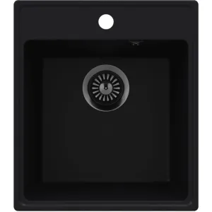 Кухонная мойка Maunfeld Perla 425 MFQS-425B черный Maunfeld