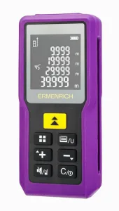 Рулетка лазерная Reel PRO GM100 фиолет. Ermenrich 85313 Ermenrich