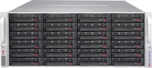 Дисковая полка Supermicro Storage JBOD Chassis 4U 847E1C-R1K23JBOD Up to 44 x 3.5 (24 front + 20 rear)/Single Expander Backplanes/ 2x1200W CSE-847E1C-R1K23JBOD Supermicro