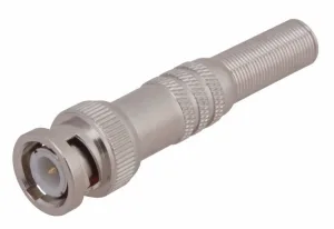 Разъем BNC штекер под пайку с пружиной металл (универсальный) 05-3075 Rexant